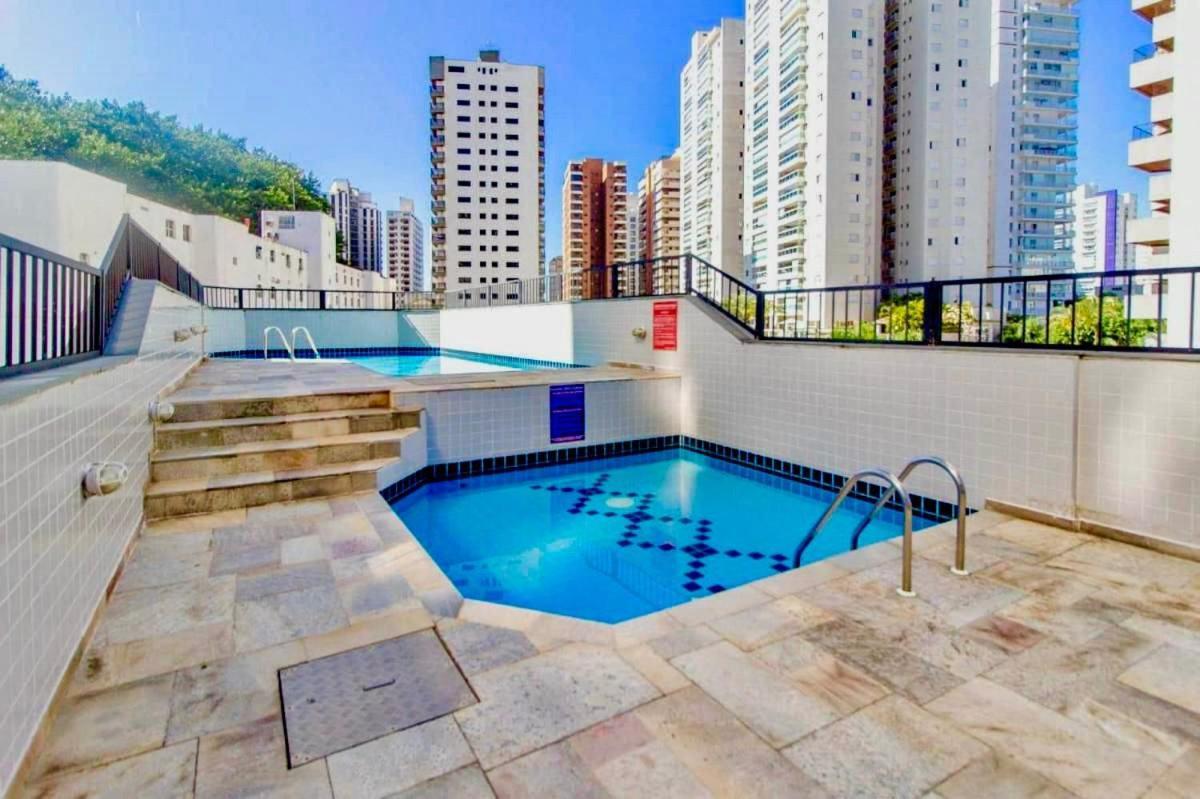 Apto Com Piscina 2 Quadras Da Praia Guarujá Exteriör bild